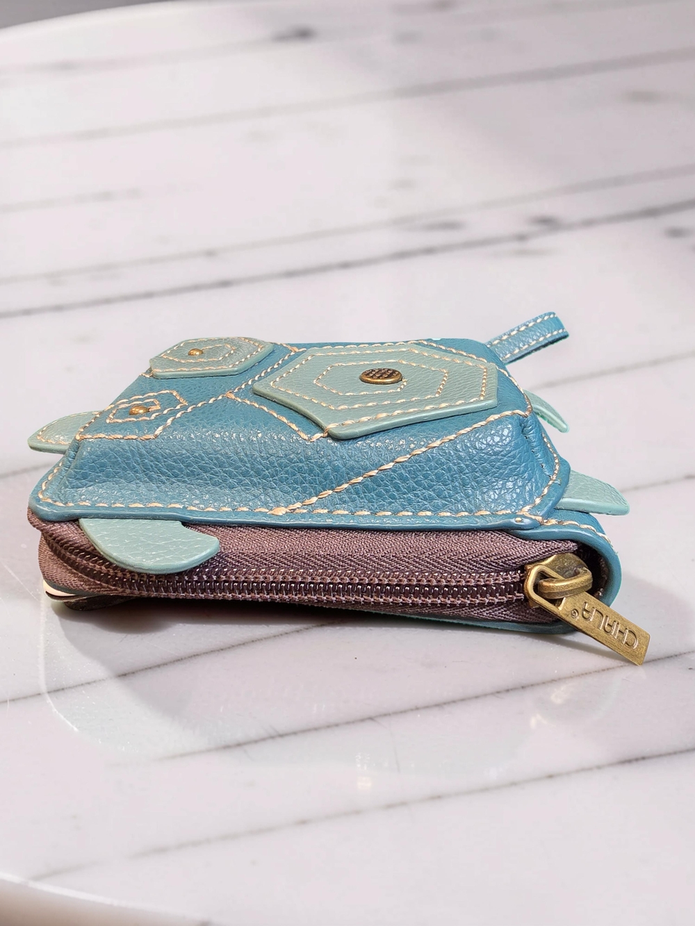 Chala RFID Turtle Wristlet Wallet Credit Card Organizer NWT - Picture 2 of 6